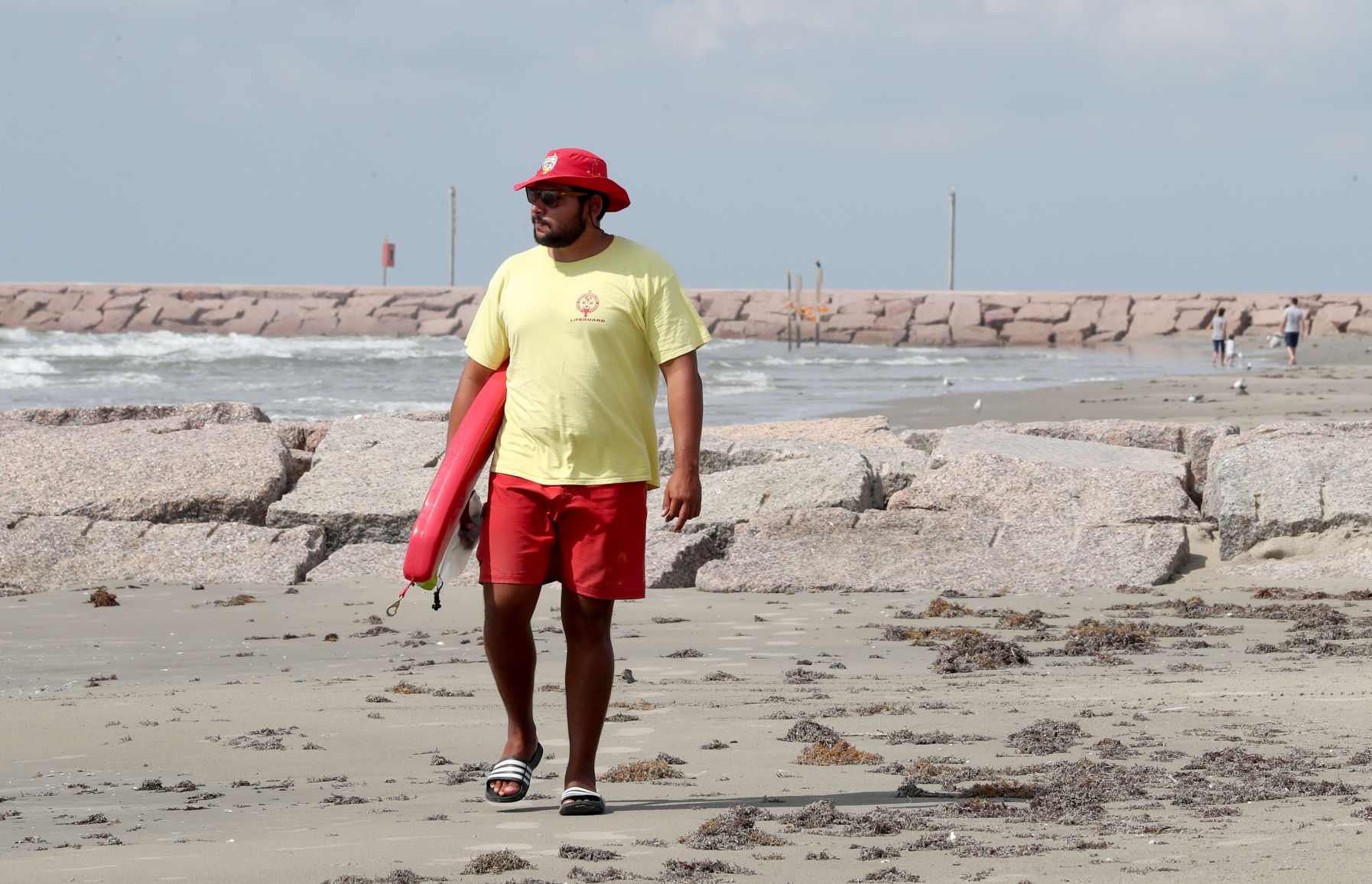 Island prepares for Hurricane Harvey